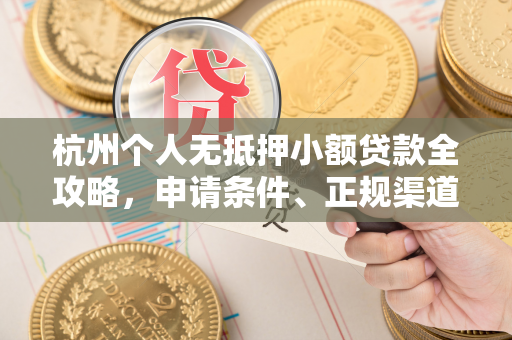 杭州个人无抵押小额贷款全攻略,申请条件、正规渠道与防坑指南